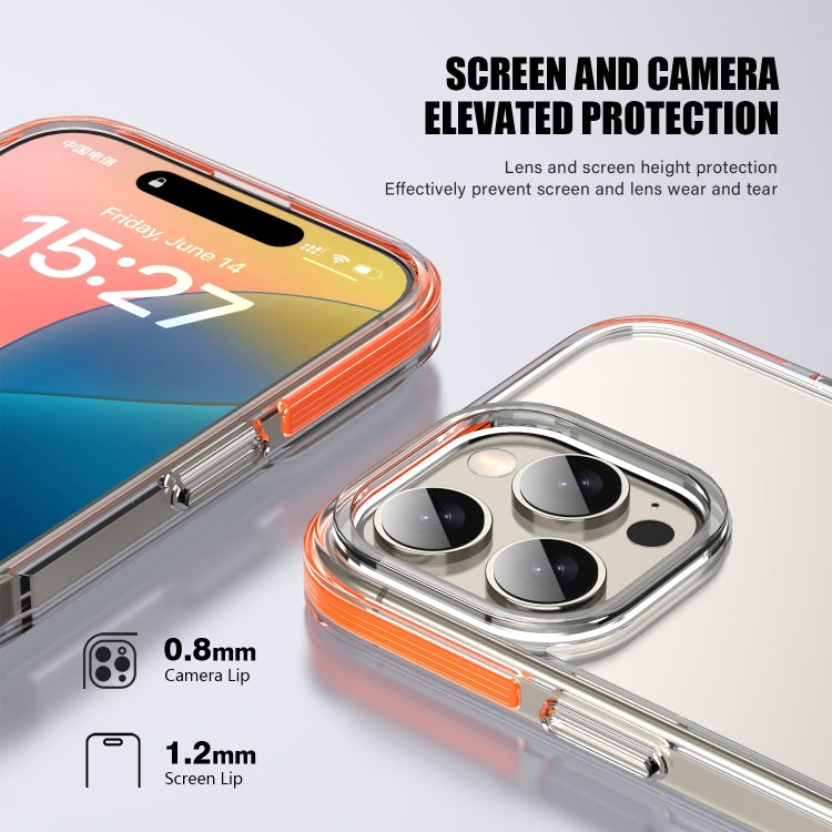 For iPhone 16 TPE Airbag TPU+ PC Full Coverage Phone Case(Grey) - iPhone 16 Cases by buy2fix | Online Shopping UK | buy2fix