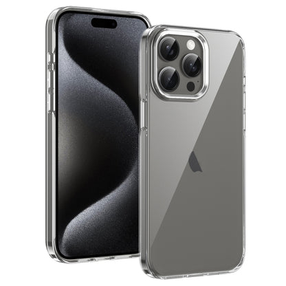 For iPhone 16 Pro Max Ice Feel HD Transparent PC Full Coverage Phone Case(Silver) - iPhone 16 Pro Max Cases by buy2fix | Online Shopping UK | buy2fix