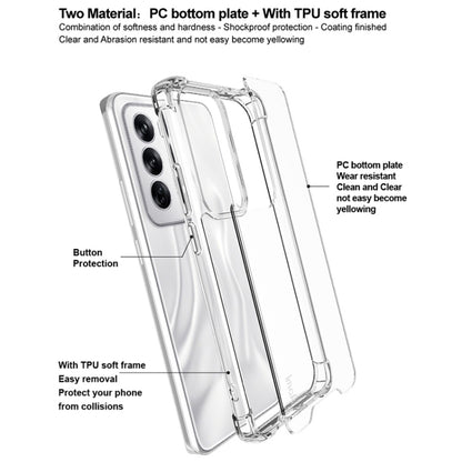 For OPPO Reno12 Global IMAK Space Shield PC + TPU Airbag Shockproof Phone Case(Transparent) - Reno12 Cases by imak | Online Shopping UK | buy2fix