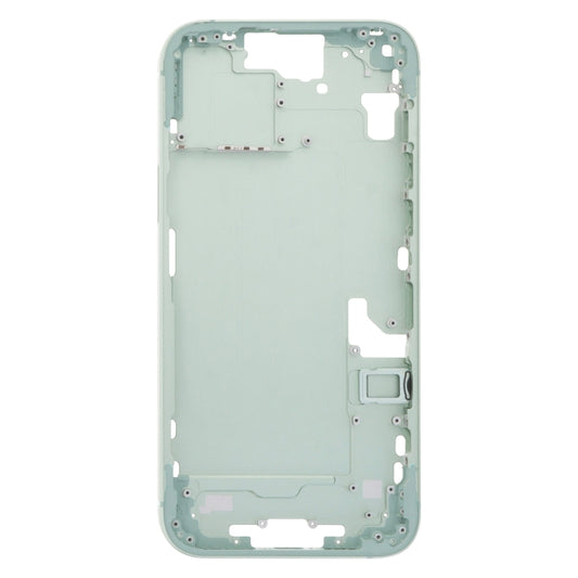 For iPhone 15 Plus Middle Frame Bezel Plate with Side Keys + Card Tray, Version:CE EU Version(Green) - LCD Related Parts by buy2fix | Online Shopping UK | buy2fix