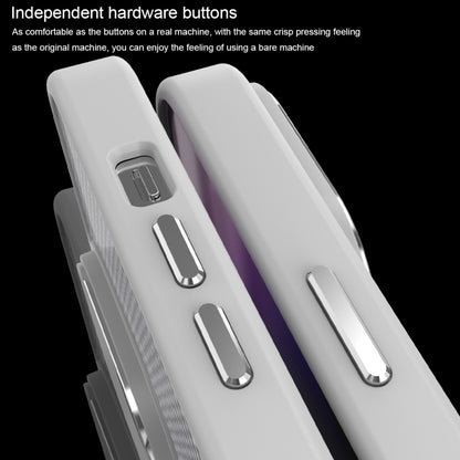 For iPhone 12 Carbon Fiber Texture MagSafe Magnetic Shockproof Phone Case(Purple) - iPhone 12 / 12 Pro Cases by buy2fix | Online Shopping UK | buy2fix