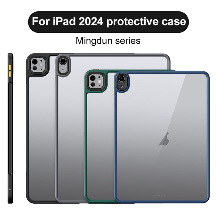 For iPad Air 13 2024 Ming Shield Series PC Hybrid TPU Tablet Case(Green) - iPad Air 13 2024 Cases by buy2fix | Online Shopping UK | buy2fix