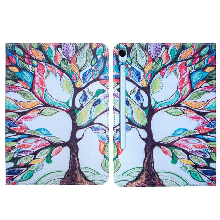 For Samsung Galaxy Tab S9 / S9 FE Colored Drawing Leather Tablet Case(Life Tree) - Galaxy Tab S9 Cases by buy2fix | Online Shopping UK | buy2fix