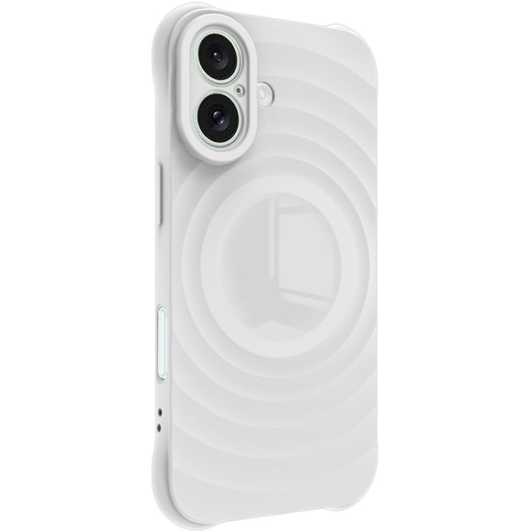 For iPhone 16 IMAK UC-6 Series Manbo Frosting Soft Phone Case(White) - iPhone 16 Cases by imak | Online Shopping UK | buy2fix