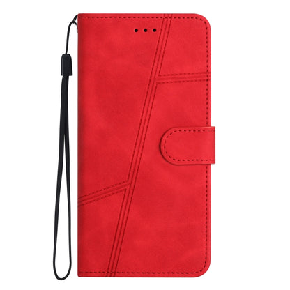 For iPhone 16 Plus Skin-feel Stitching Leather Phone Case(Red) - iPhone 16 Plus Cases by buy2fix | Online Shopping UK | buy2fix