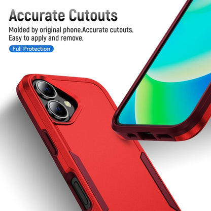 For iPhone 16 Plus Pioneer Armor Heavy Duty PC + TPU Phone Case(Red+Rose Red) - iPhone 16 Plus Cases by buy2fix | Online Shopping UK | buy2fix