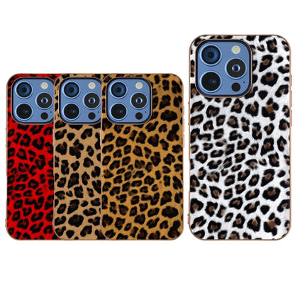 For iPhone 16 Pro Max Nano Plating Leopard Print Phone Case(Brown) - iPhone 16 Pro Max Cases by buy2fix | Online Shopping UK | buy2fix