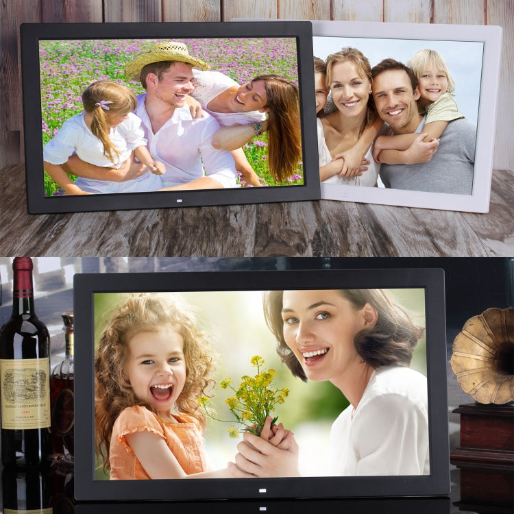 18.5 inch IPS Screen Digital Photo Frame, Plug Type:US Plug(Black) - 15 inch Above by buy2fix | Online Shopping UK | buy2fix