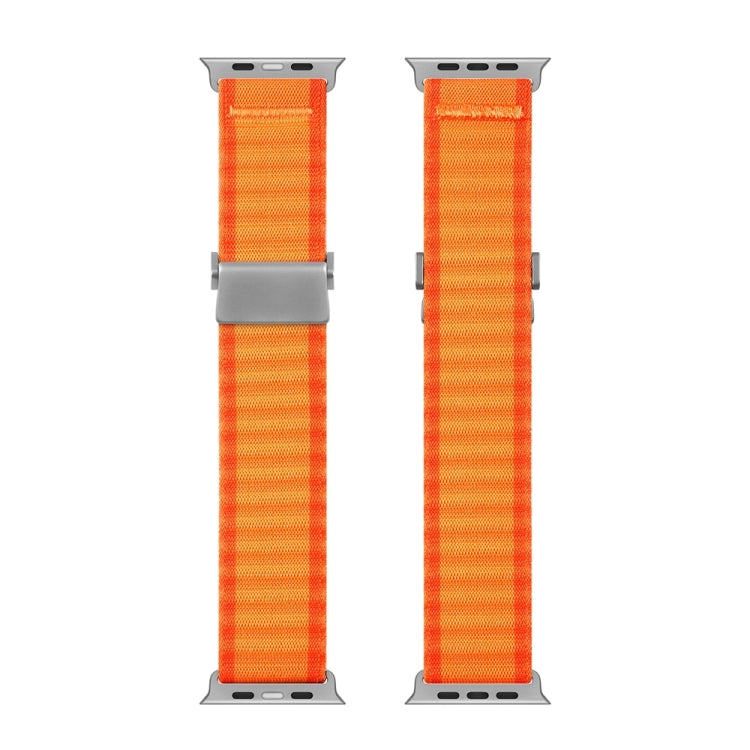 For Apple Watch Series 3 42mm DUX DUCIS YC Series Ocean Nylon Watch Band(Orange) - Watch Bands by DUX DUCIS | Online Shopping UK | buy2fix