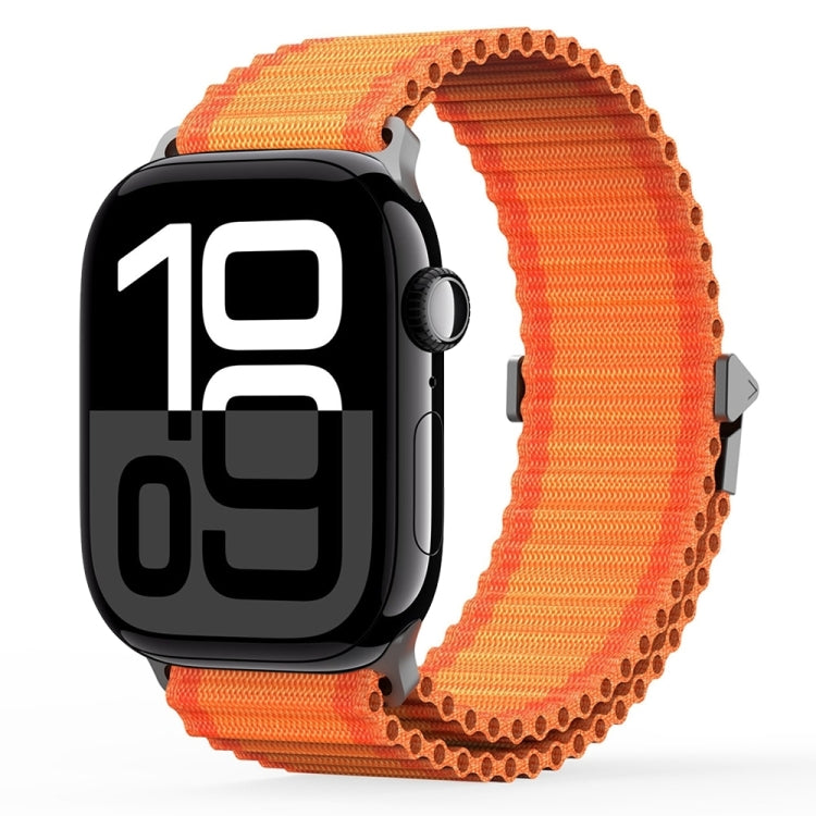 For Apple Watch Series 10 46mm DUX DUCIS YC Series Ocean Nylon Watch Band(Orange) - Watch Bands by DUX DUCIS | Online Shopping UK | buy2fix