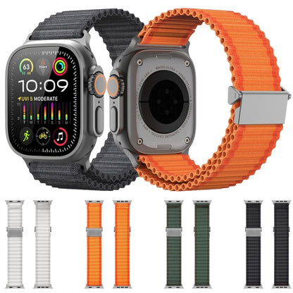 For Apple Watch Series 10 42mm DUX DUCIS YC Series Ocean Nylon Watch Band(Orange) - Watch Bands by DUX DUCIS | Online Shopping UK | buy2fix