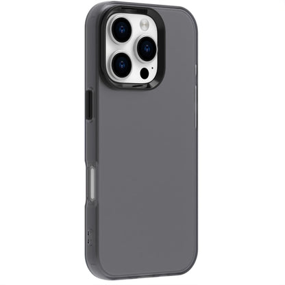 For iPhone 16 Pro Candy PC Hybrid TPU Shockproof Phone Case(Black) - iPhone 16 Pro Cases by buy2fix | Online Shopping UK | buy2fix