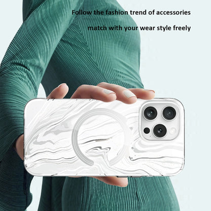 For iPhone 16 Plus TGVIS Grace Series MagSafe Magnetic Phone Case(Glacier) - iPhone 16 Plus Cases by TGVIS | Online Shopping UK | buy2fix