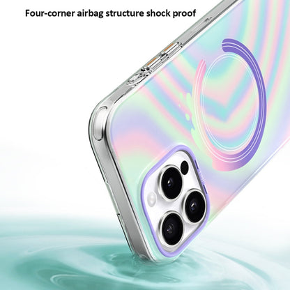 For iPhone 16 TGVIS Grace Series MagSafe Magnetic Phone Case(Hallucination) - iPhone 16 Cases by TGVIS | Online Shopping UK | buy2fix