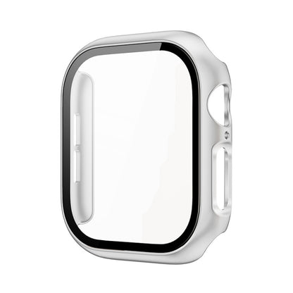 For Apple Watch Series 10 46mm imak Integrated Watch Case with Film(Silver) - Watch Cases by imak | Online Shopping UK | buy2fix