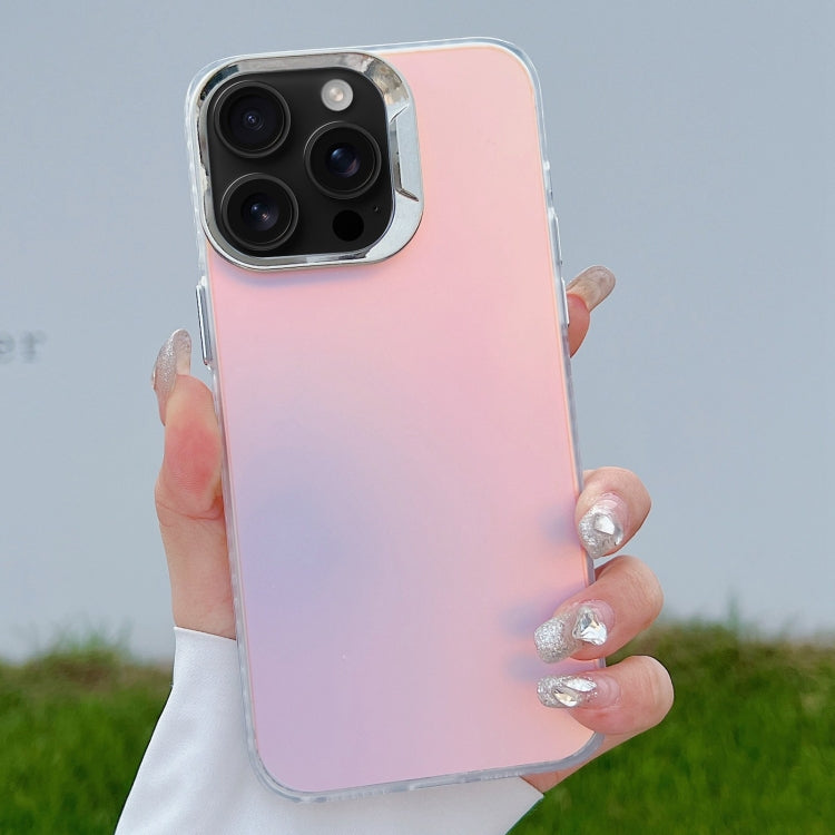 For iPhone 16 Pro Color Plating Discoloration PC Phone Case(Silver) - iPhone 16 Pro Cases by buy2fix | Online Shopping UK | buy2fix