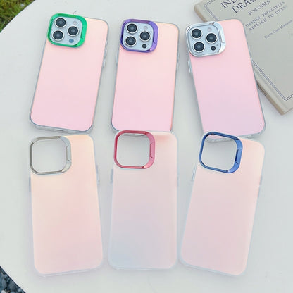 For iPhone 16 Plus Color Plating Discoloration PC Phone Case(Purple) - iPhone 16 Plus Cases by buy2fix | Online Shopping UK | buy2fix