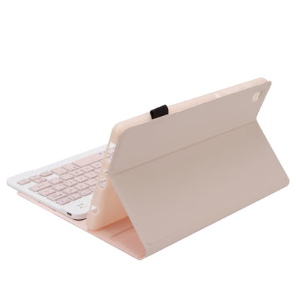 For Redmi Pad SE 8.7 A0N12 TPU Ultra-thin Detachable Bluetooth Keyboard Tablet Leather Case(Pink) - Others Keyboard by buy2fix | Online Shopping UK | buy2fix