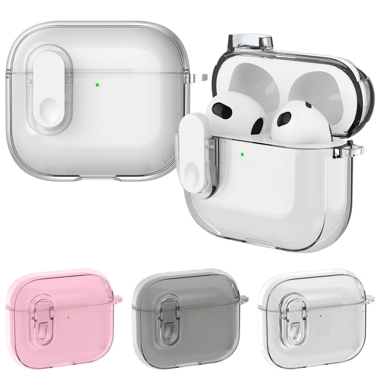 For AirPods 4 Ice Crystals Shockproof Earphone Protective Case(Grey) - For AirPods 4 by buy2fix | Online Shopping UK | buy2fix