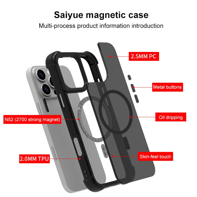 For iPhone 16 Pro Skin Feel MagSafe Phone Case(Purple) - iPhone 16 Pro Cases by buy2fix | Online Shopping UK | buy2fix