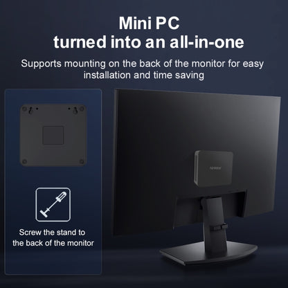 Ninkear N10 Windows 11 Bluetooth 4.2 Mini PC, 16GB+512GB, Intel Processor N100 Alder Lake-N(EU Plug) - Windows Mini PCs by Ninkear | Online Shopping UK | buy2fix