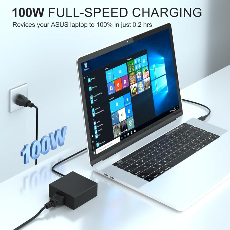 100W 20V 5A USB Type-C Plug Laptop Notebook Power Adapter For ASUS, Plug:AU Plug - For Asus by buy2fix | Online Shopping UK | buy2fix