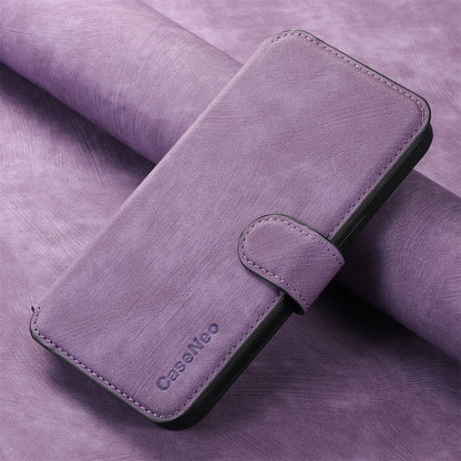 For iPhone 16 Pro CaseNeo MagSafe RFID Anti-theft Retro Leather Phone Case(Purple) - iPhone 16 Pro Cases by CaseNeo | Online Shopping UK | buy2fix