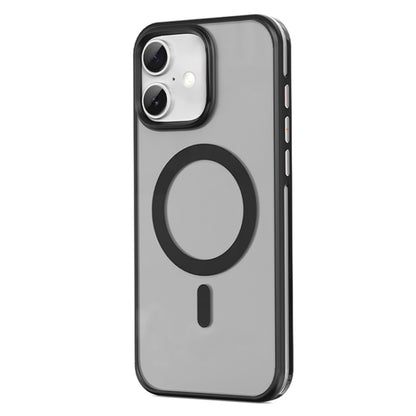 For iPhone 16 Mutural Airbag Anti-fall MagSafe Magnetic Phone Case(Black) - iPhone 16 Cases by Mutural | Online Shopping UK | buy2fix