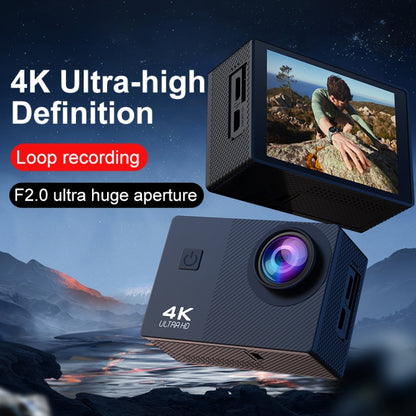 I5-359 2.0 inch IPS HD Screen Wide Angle Action Camera(Black) - Video Cameras by buy2fix | Online Shopping UK | buy2fix