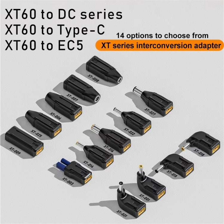 XT-016 XT60 Male to 7.9x0.9 Male Interchange Adapter - Universal Power Adapter by buy2fix | Online Shopping UK | buy2fix