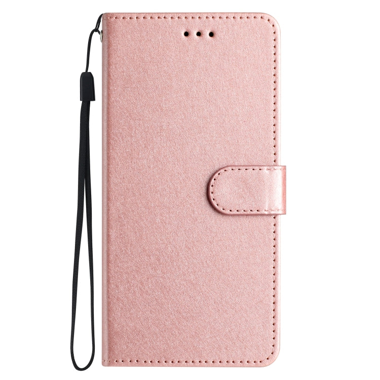 For Samsung Galaxy S25 Ultra 5G Silk Texture Horizontal Flip Leather Phone Case(Rose Gold) - Galaxy S25 Ultra 5G Cases by buy2fix | Online Shopping UK | buy2fix