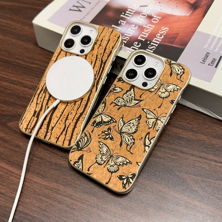 For iPhone 16 Plus Denior A18 WoodenPaint MagSafe Phone Case(Tree Pattern) - iPhone 16 Plus Cases by Denior | Online Shopping UK | buy2fix