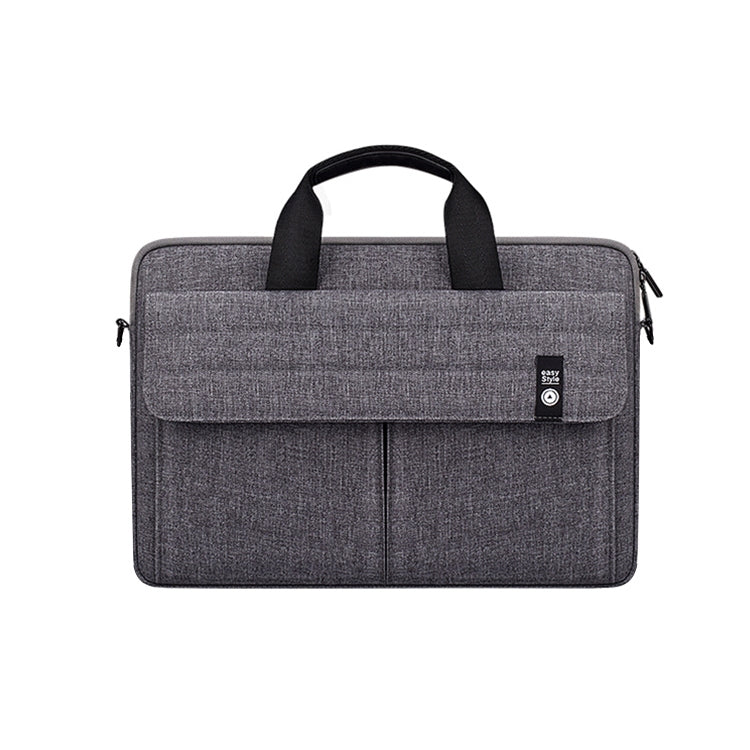 ST08 Handheld Briefcase Carrying Storage Bag with Shoulder Strap for 13.3 inch Laptop(Grey) - 13.3 inch by buy2fix | Online Shopping UK | buy2fix