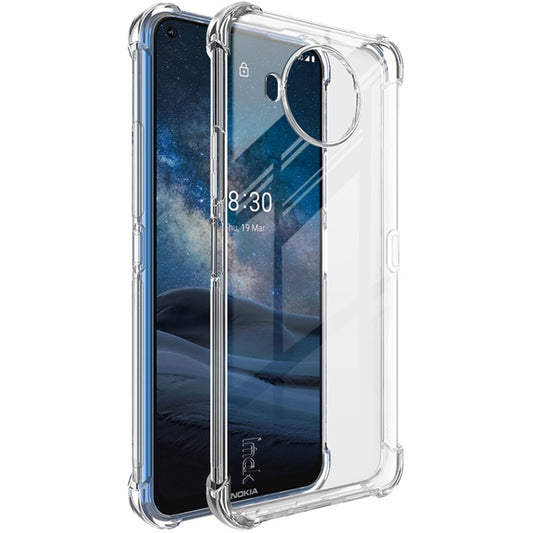 For Nokia 8.3 5G IMAK All-inclusive Shockproof Airbag TPU Case with Screen Protector(Transparent) - Nokia Cases by imak | Online Shopping UK | buy2fix