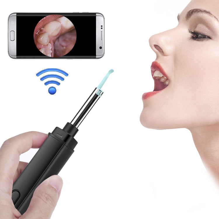 H02006 WiFi Smart Visual Ear Pick HD Digital Mouth Nose Ear Endoscope (White) - Ear Care Tools by buy2fix | Online Shopping UK | buy2fix
