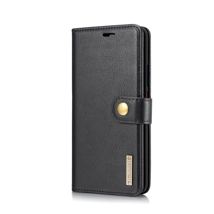 DG.MING Crazy Horse Texture Flip Detachable Magnetic Leather Case for Huawei Mate 20 Pro, with Holder & Card Slots & Wallet (Black) - Huawei Cases by DG.MING | Online Shopping UK | buy2fix