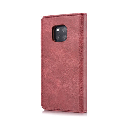 DG.MING Crazy Horse Texture Flip Detachable Magnetic Leather Case for Huawei Mate 20 Pro, with Holder & Card Slots & Wallet (Red) - Huawei Cases by DG.MING | Online Shopping UK | buy2fix