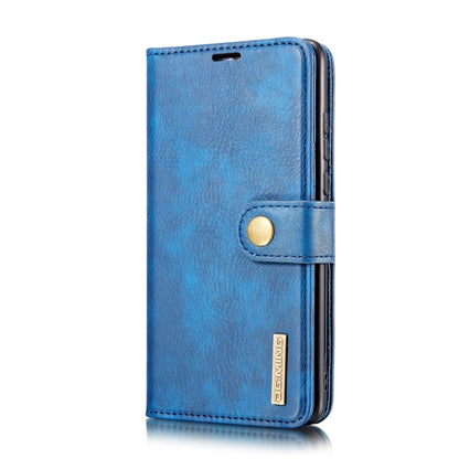 DG.MING Crazy Horse Texture Flip Detachable Magnetic Leather Case for Huawei P30 Lite, with Holder & Card Slots & Wallet (Blue) - Huawei Cases by DG.MING | Online Shopping UK | buy2fix