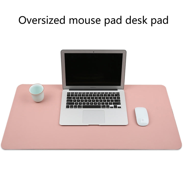 Multifunction Business PU Leather Mouse Pad Keyboard Pad Table Mat Computer Desk Mat, Size: 120 x 60cm(Sapphire Blue) - Desk Pads by buy2fix | Online Shopping UK | buy2fix