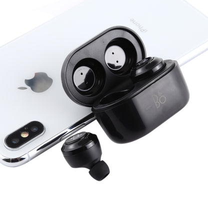 Air Twins TWS1 Bluetooth V5.0 Wireless Stereo Earphones with Magnetic Charging Box(Black) - TWS Earphone by buy2fix | Online Shopping UK | buy2fix