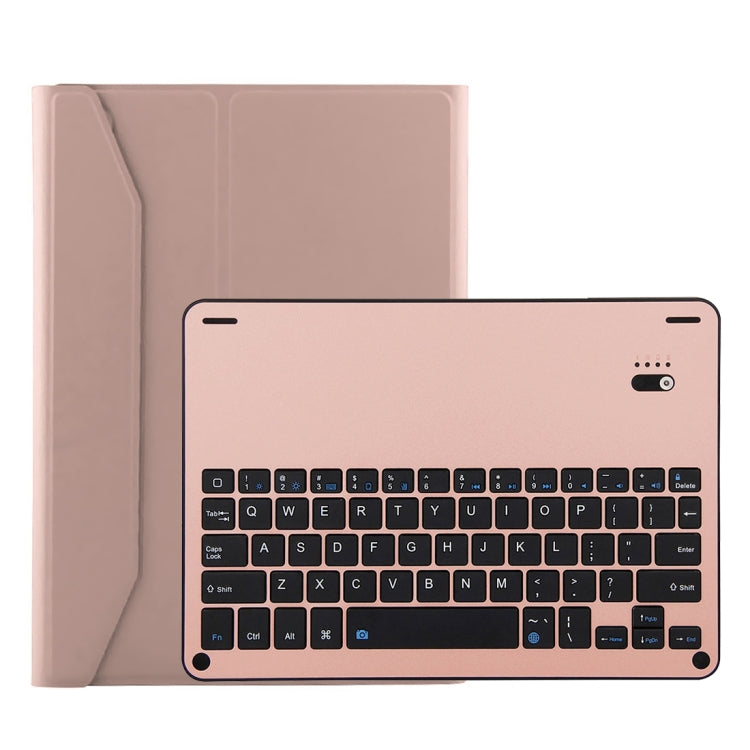 FT-1038B Detachable Bluetooth 3.0 Aluminum Alloy Keyboard + Lambskin Texture Leather Tablet Case for iPad Air / Air 2 / iPad Pro 9.7 inch, with Water Repellent / Three-gear Angle Adjustment / Magnetic / Sleep Function (Pink) - For iPad Pro by buy2fix | Online Shopping UK | buy2fix