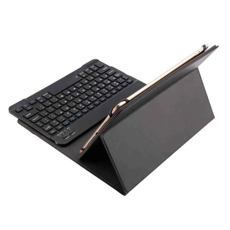 TY-1031 Universal Bluetooth 3.0 ABS Brushed Texture Keyboard + Leather Tablet Case for iOS, Windows, Android Tablet PC Between 9-10.5 inch(Black) - For iPad Pro by buy2fix | Online Shopping UK | buy2fix