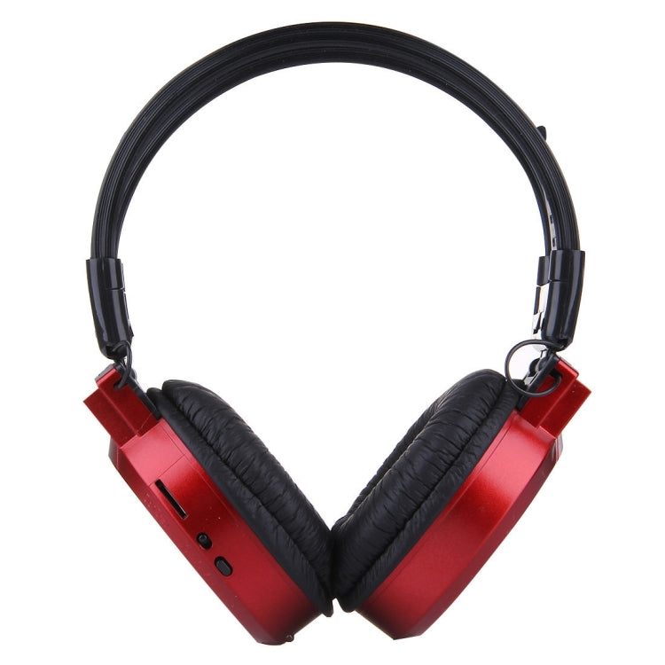 SH-S1 Folding Stereo HiFi Wireless Sports Headphone Headset with LCD Screen to Display Track Information & SD / TF Card, For Smart Phones & iPad & Laptop & Notebook & MP3 or Other Audio Devices(Red) - Headset & Headphone by buy2fix | Online Shopping UK | buy2fix