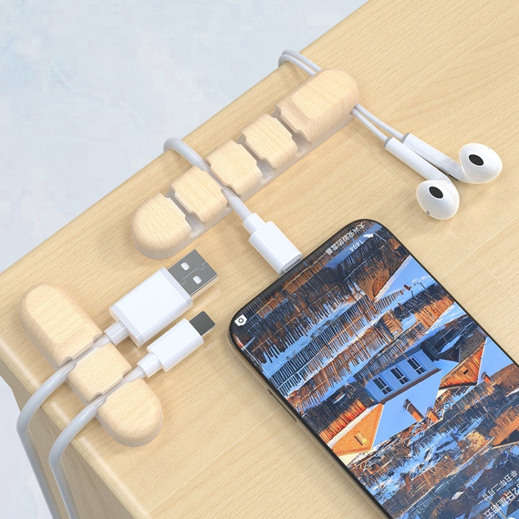 HG2715 3 PCS 3 Holes Desktop Charging Data Cable Organizer Winder - Cable Organizer by buy2fix | Online Shopping UK | buy2fix