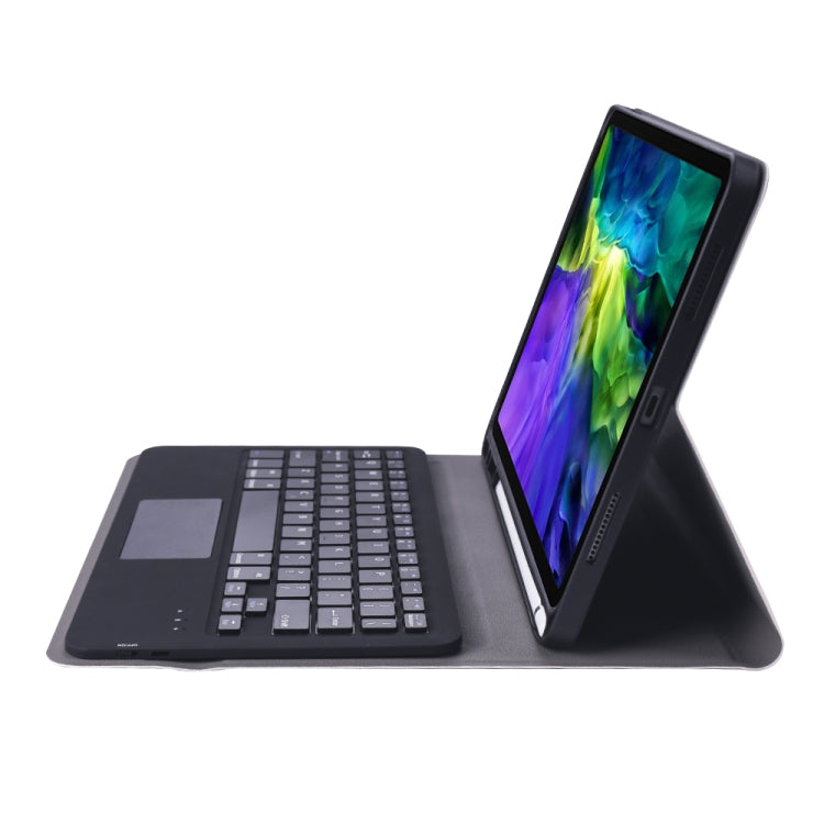 A11B-A Ultra-thin ABS Detachable Bluetooth Keyboard Tablet Case with Touchpad & Pen Slot & Holder for iPad Pro 11 inch 2021 (Dark Blue) - For iPad Pro by buy2fix | Online Shopping UK | buy2fix