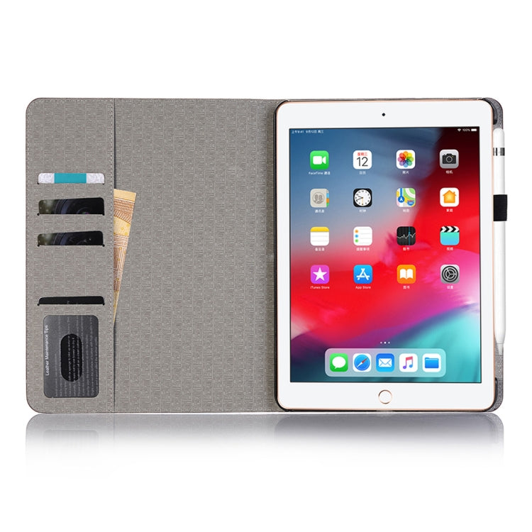 Plaid Texture Horizontal Flip PU Leather Case for iPad Air 11 2024 / iPad Pro 11 inch (2018), with Holder & Card Slots & Wallet(White) - iPad Pro 11 (2018) Cases by buy2fix | Online Shopping UK | buy2fix