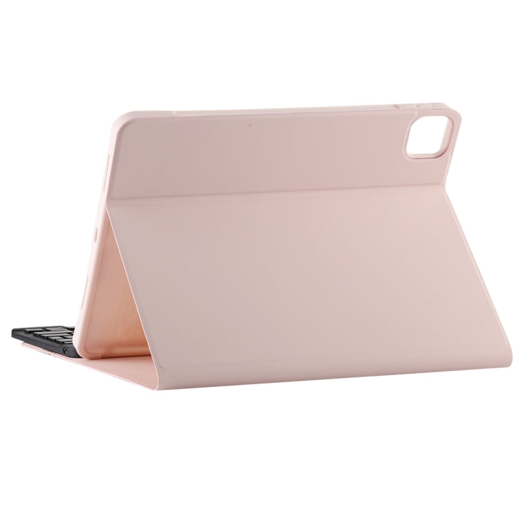 TG11BCS Detachable Bluetooth Black Keyboard Microfiber Leather Tablet Case for iPad Pro 11 inch (2020), with Backlight & Touchpad & Pen Slot & Holder (Pink) - For iPad Pro by buy2fix | Online Shopping UK | buy2fix