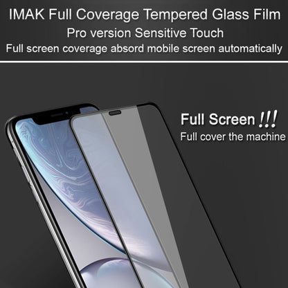 For iPhone XS Max IMAK 9H Surface Hardness Full Screen Tempered Glass Film (Black) - iPhone XS Max Tempered Glass by imak | Online Shopping UK | buy2fix