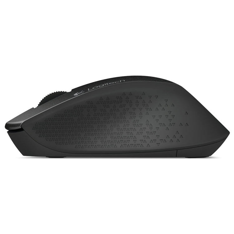 Logitech MK345 Wireless Full-size Keyboard + 2.4GHz 1000DPI Wireless Optical Mouse Set with Nano Receiver(Black) - Wireless Keyboard by Logitech | Online Shopping UK | buy2fix