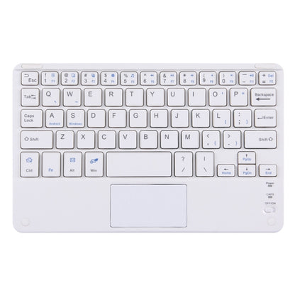 Bluetooth Wireless Keyboard with Touch Panel, Compatible with All Android & Windows 9 inch Tablets with Bluetooth Functions(White) - Universal Keyboard by buy2fix | Online Shopping UK | buy2fix